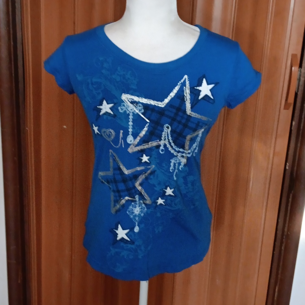 SELF ESTEEM BLUE STAR SHORT SLEEVE T-SHIRT